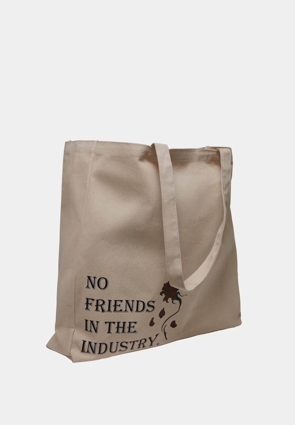 Mister Tee No Friends Oversize Canvas Tote Bag-2
