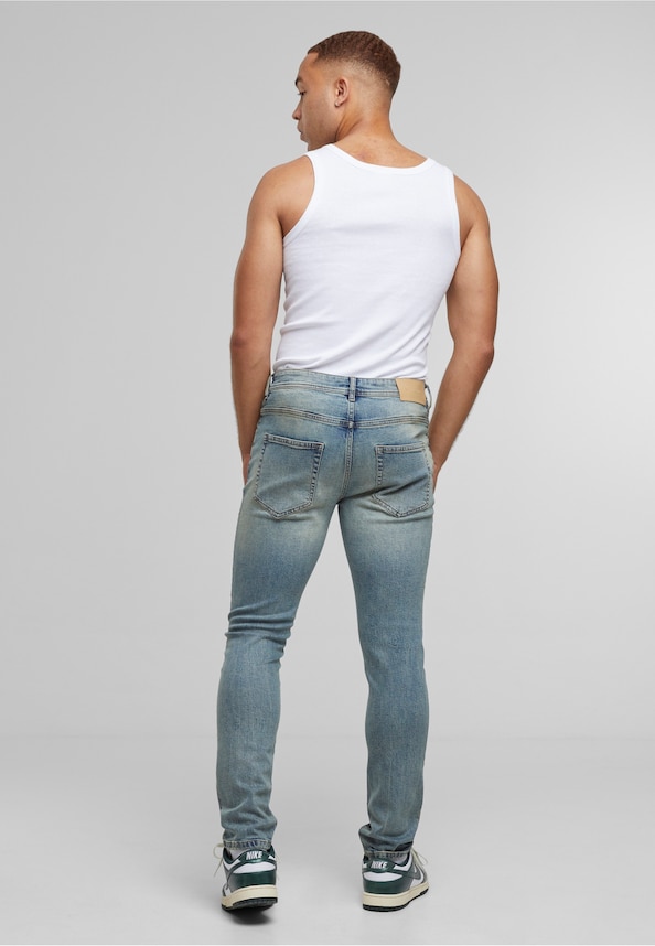 Carlos Destroyed Slim Fit Jeans-4