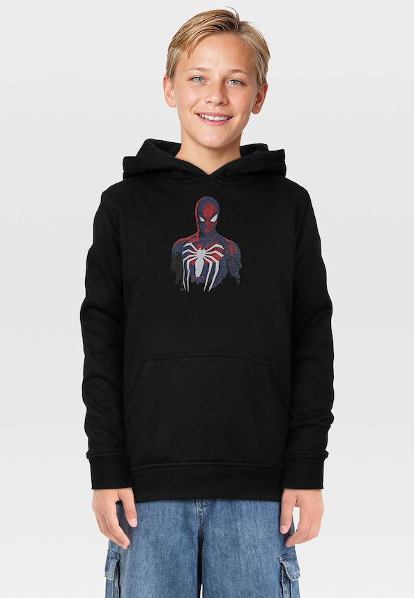 Kids Spiderman Logo Hoody-0