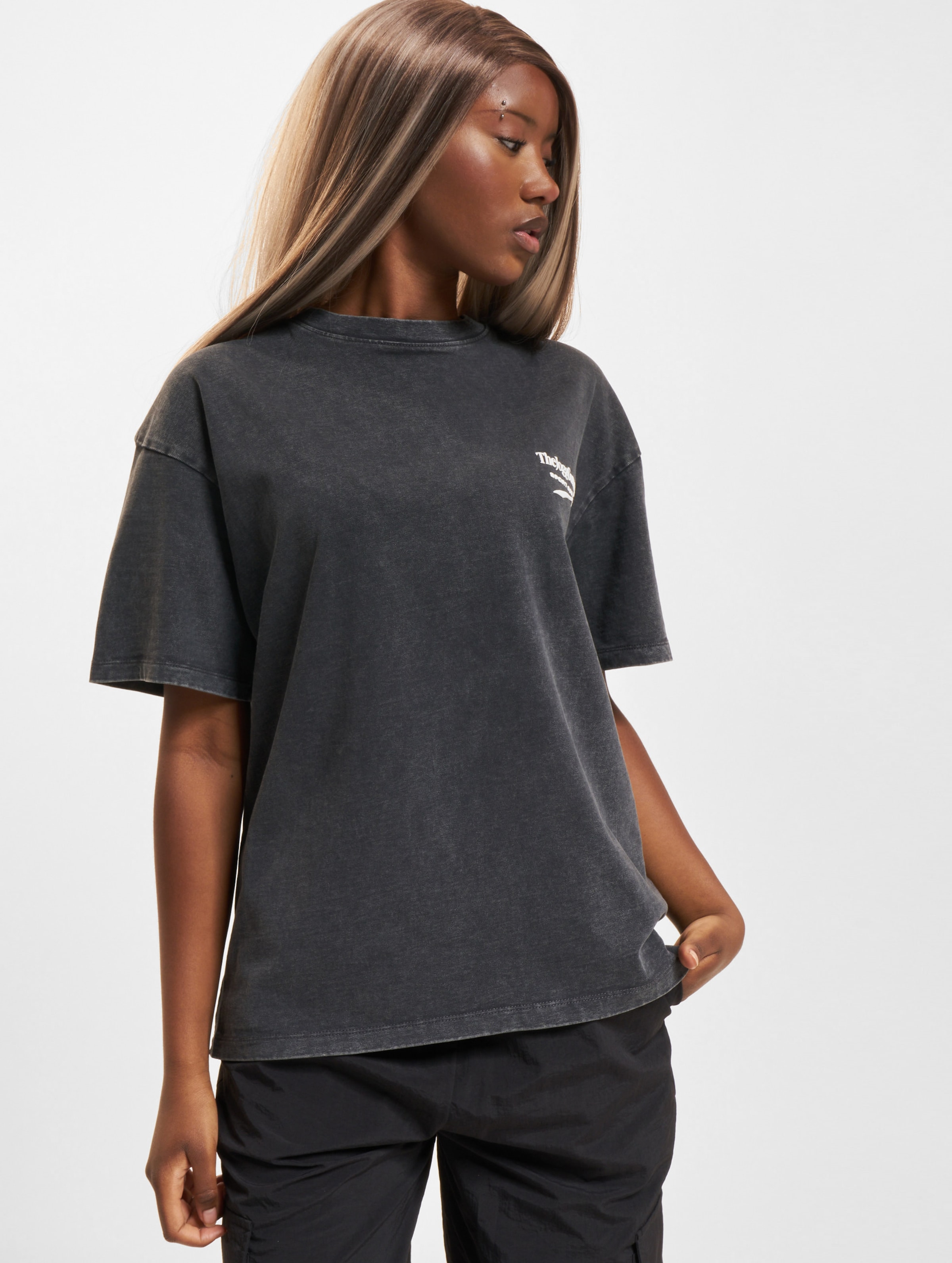 TheJoggConcept Sadia T-Shirt op kleur grijs, Maat M