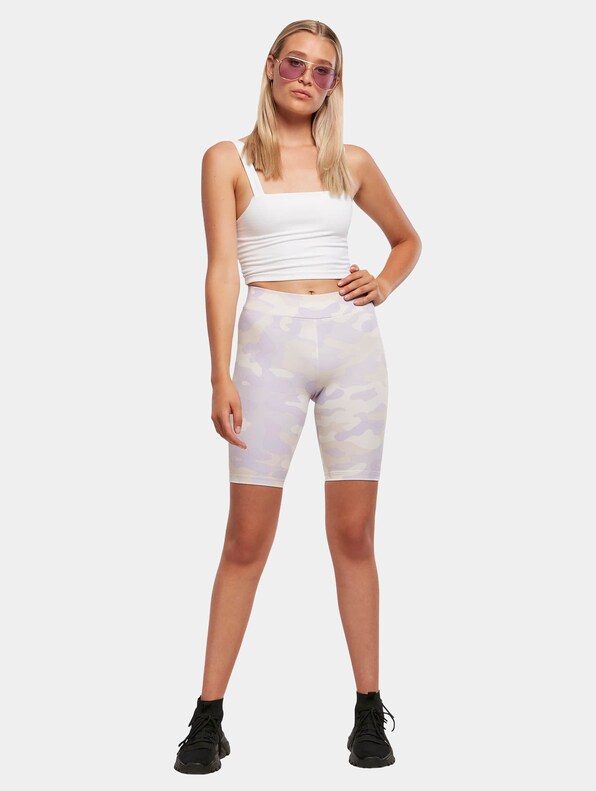 Ladies High Waist Camo Tech Cycle -3