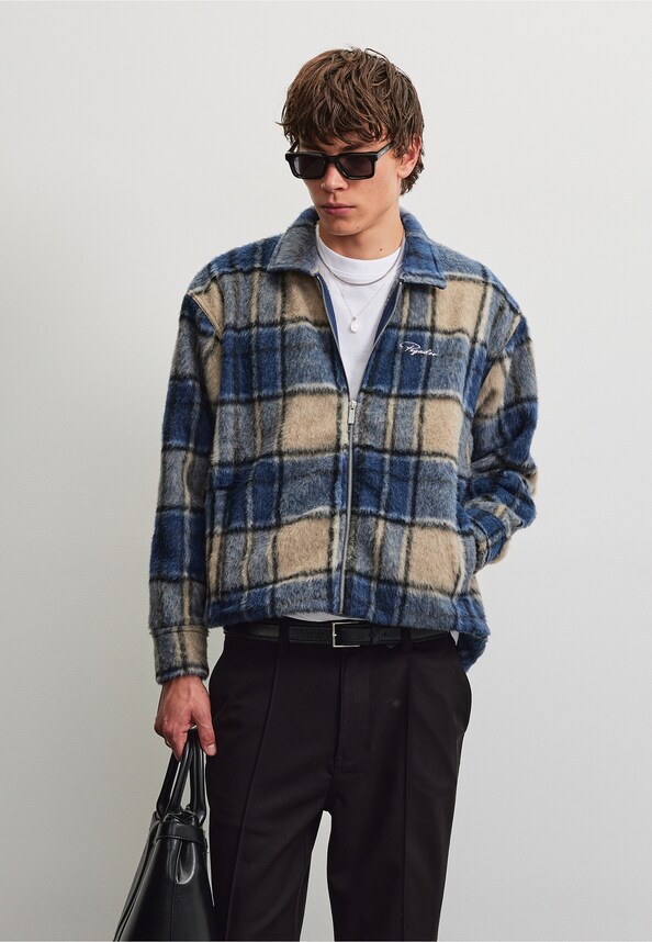Teros Furry Flannel Overshirt-5
