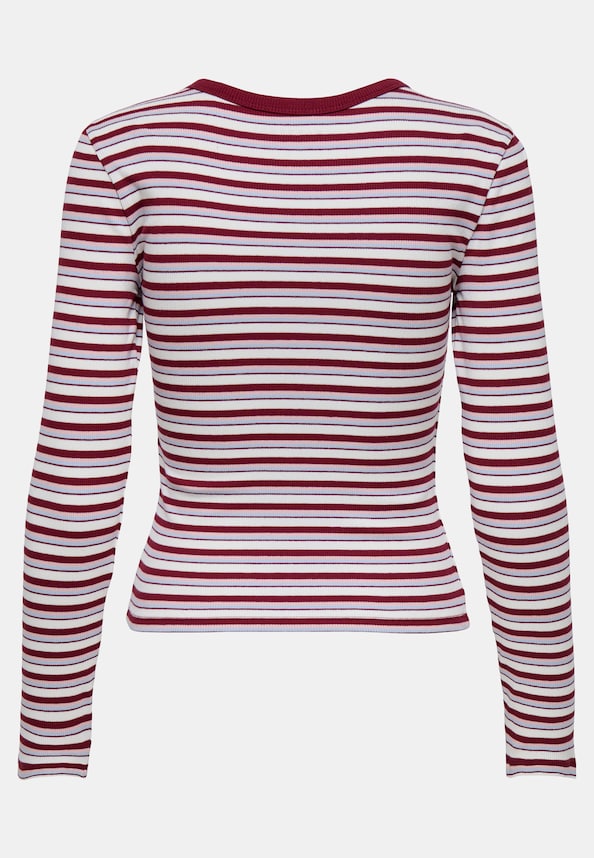 ONLEASY L/S O-NECK STRIPE -1
