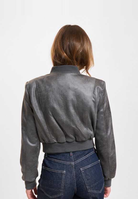 Paris Faux Suede Bomber-1