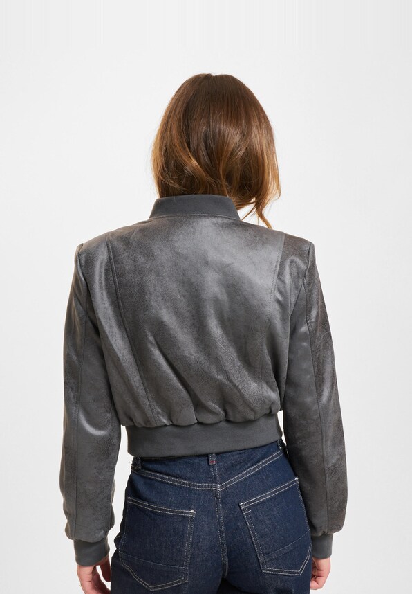 Paris Faux Suede Bomber-1