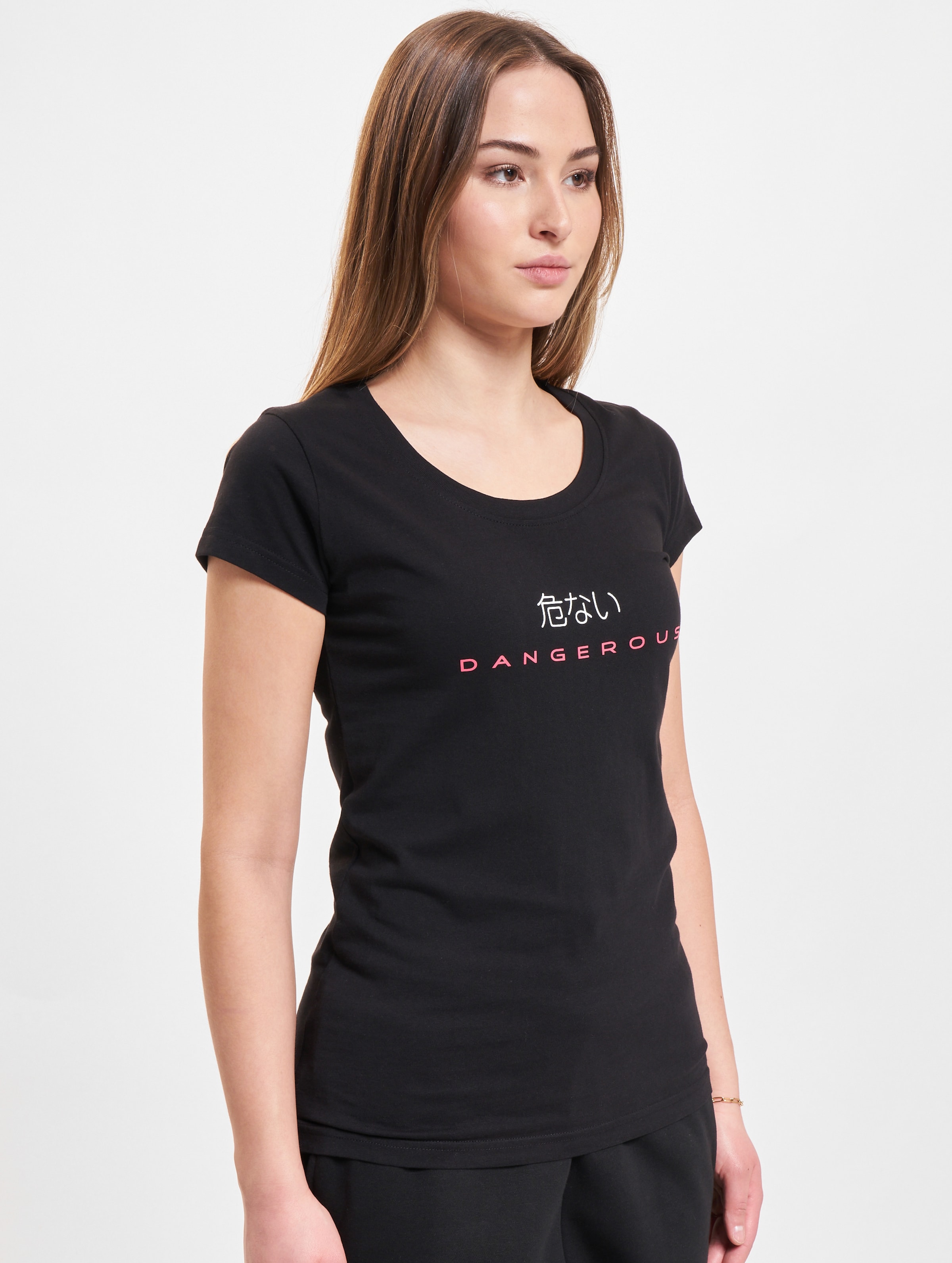 Dangerous DNGRS Loud T-Shirts Vrouwen op kleur zwart, Maat S