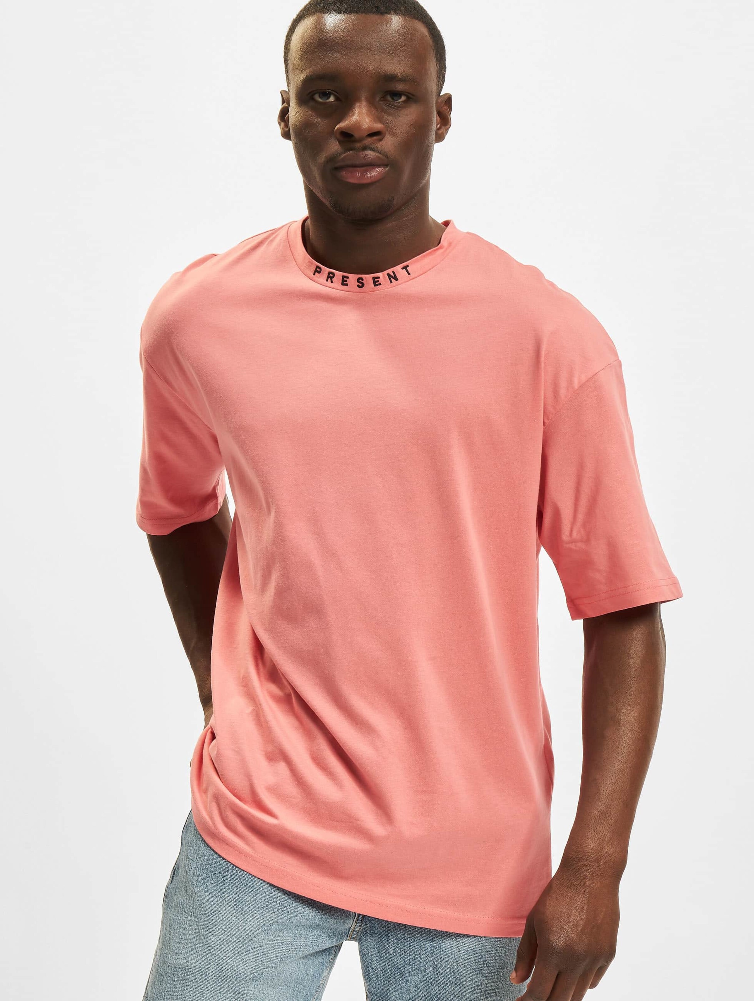 Jack & Jones Dreamer Crew T-Shirt Mannen op kleur roze, Maat S