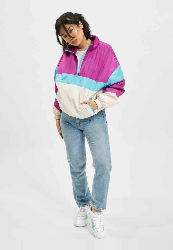 3-Tone Stand Up Collar Pull Over-3