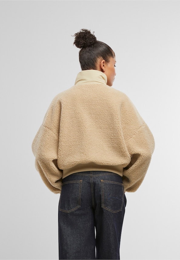 OG Crop Teddy Bomber Jacket-1