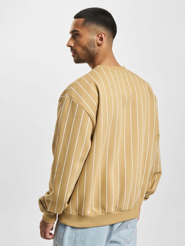 Small Signature Pinstripe Crew-1