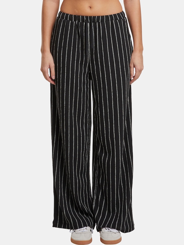 Ladies Structured Striped Relaxed Fit-2