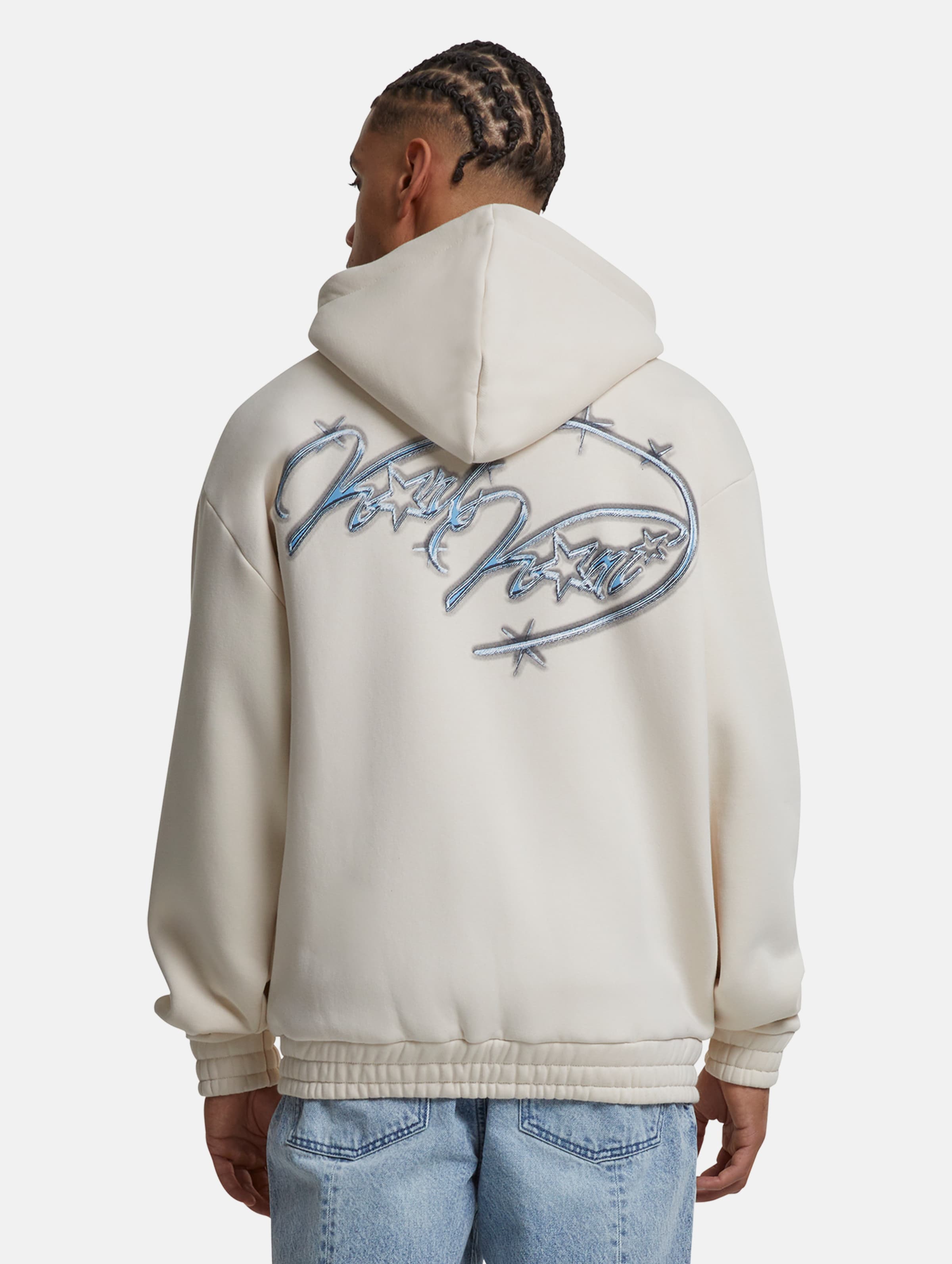 Karl Kani Authentic Star Logo Oversized Full Zip Hoodies
