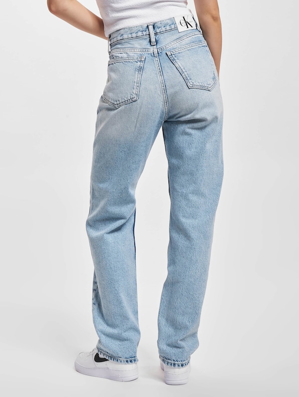 Calvin Klein Jeans High Rise Straight Jeans-1