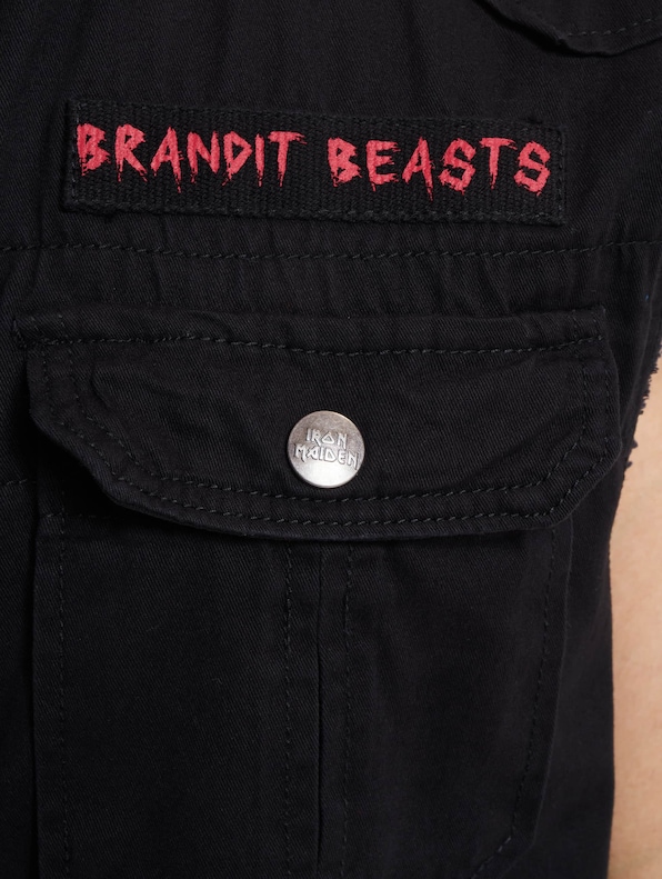 Brandit Iron Maiden Vintage Sleeveless NOTB  Hemden-4