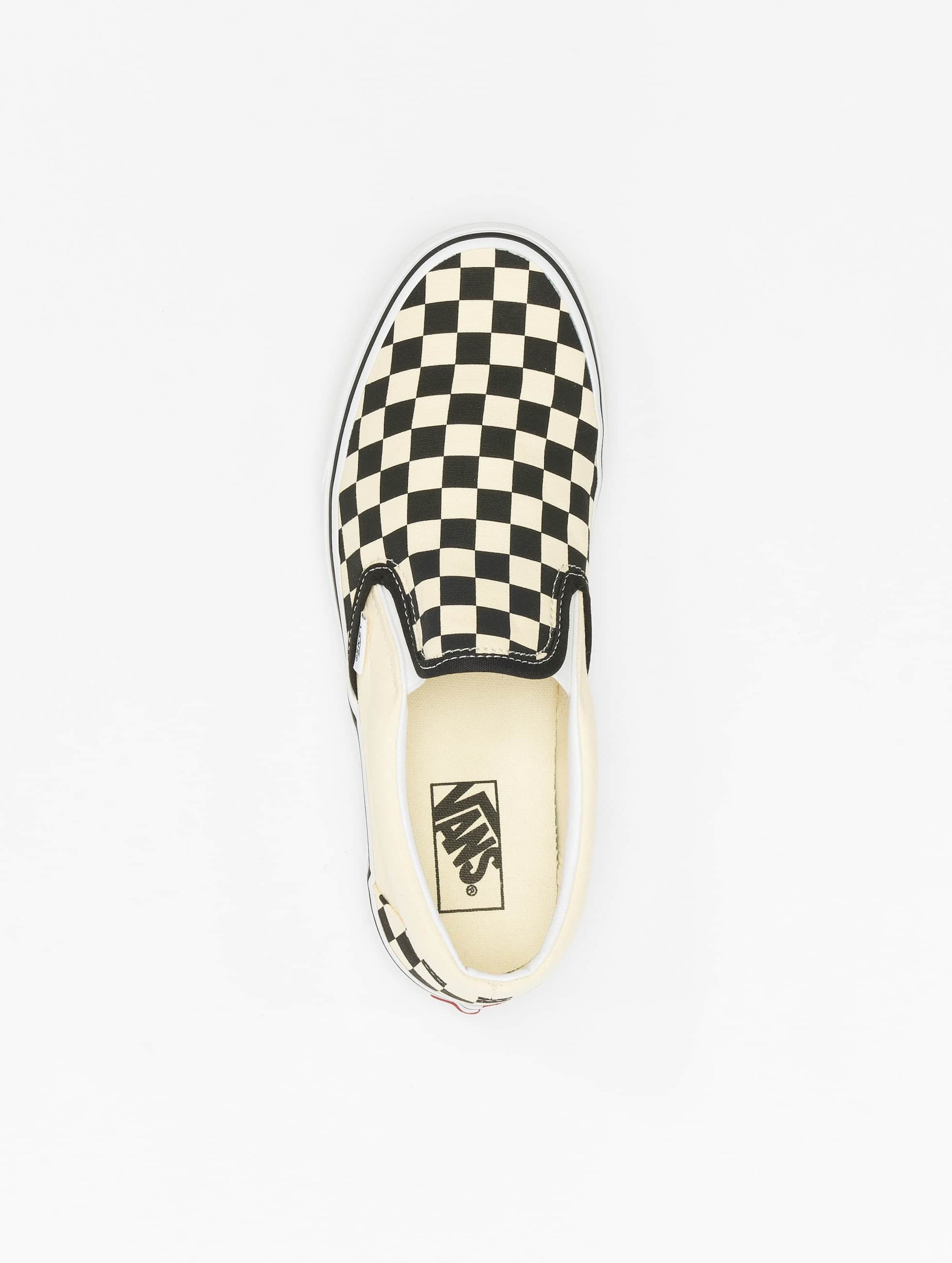 Vans Vans UA Classic Slip On Sneakers Black White DEFSHOP 95372