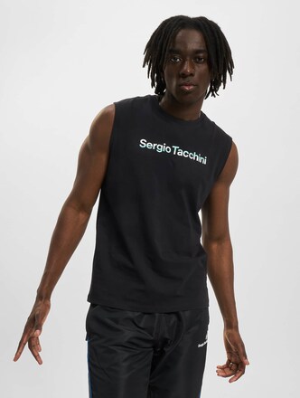 Sergio Tacchini Tobin T-Shirt Black/Ocean