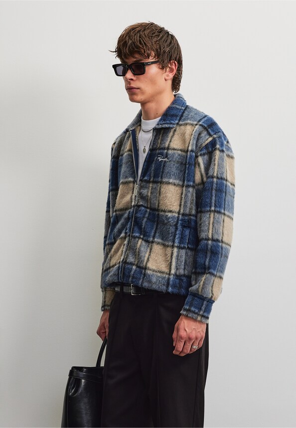 Teros Furry Flannel Overshirt-2