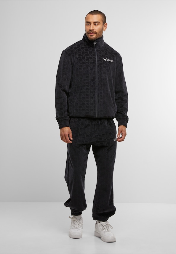 MONOGRAM VELOUR TRACK JACKET-2