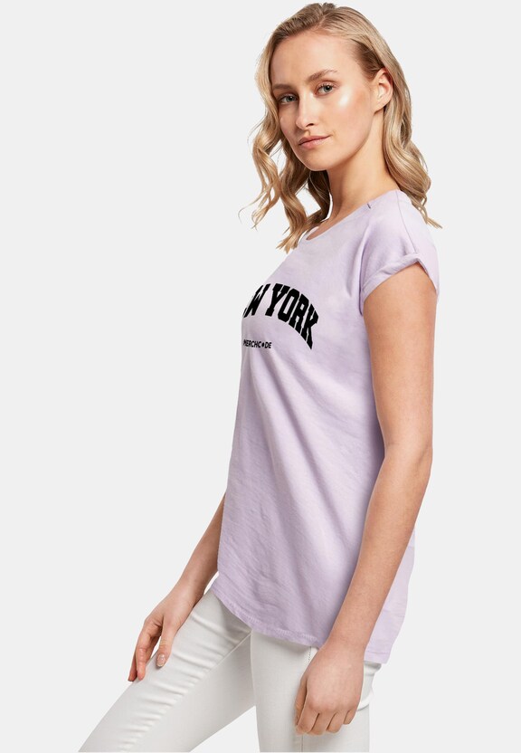 Ladies New York Wording - T-Shirt-2