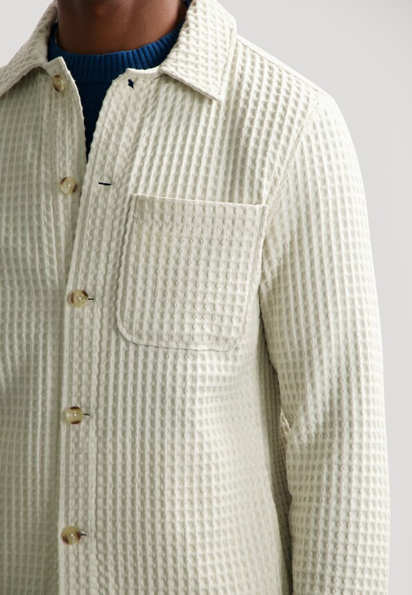 Lino Overshirt Fancy Waffle-3