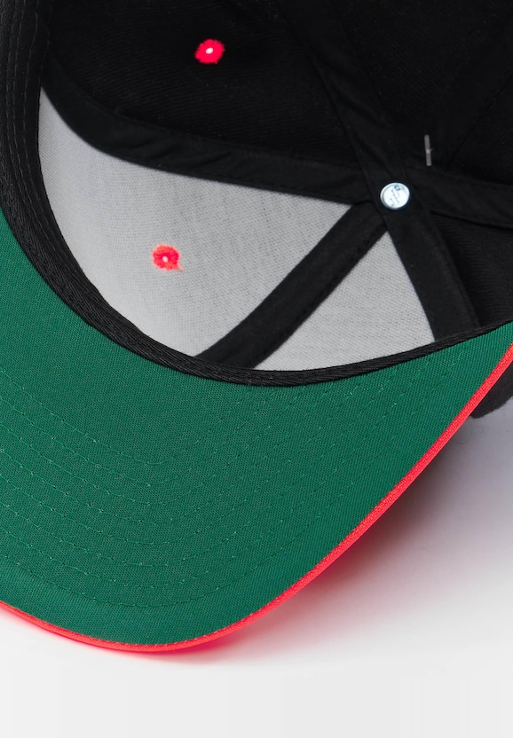 Flexfit Classic Two Tone Snapback Cap Black/Neon-2