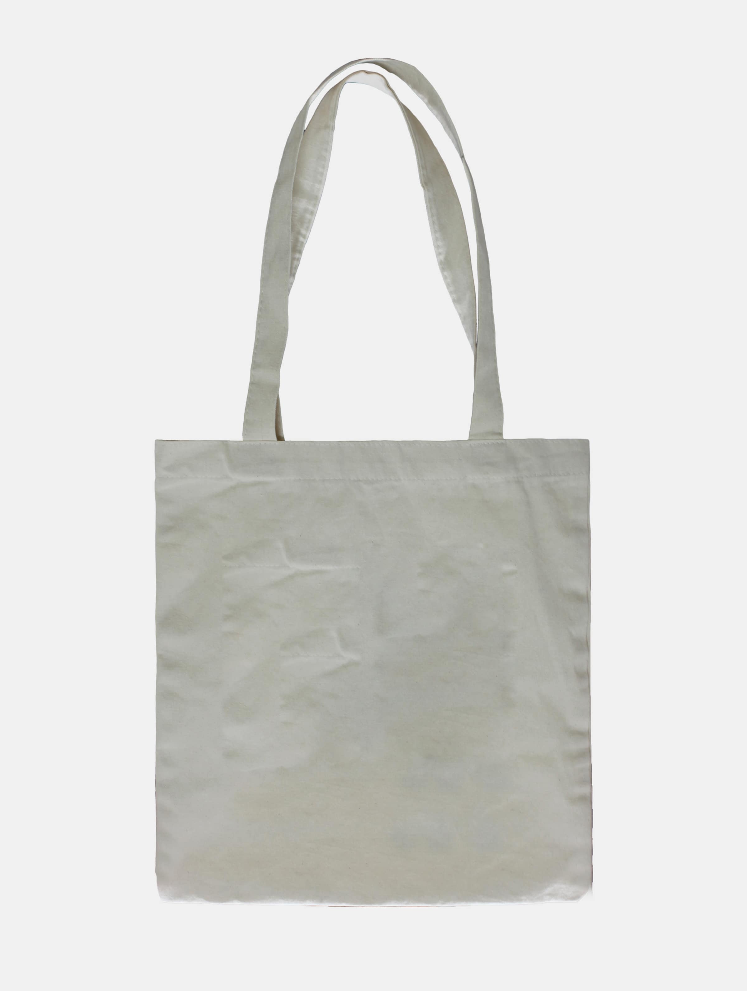 Mister Tee Canvas Shopping Bag Mannen op kleur beige, Maat ONE_SIZE