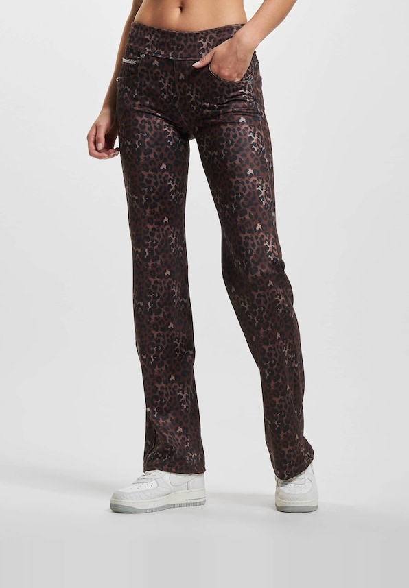 N.O.W. Yoga Tech Umschlagbarer Taillenbund Comfort Hose Mid Waist Wide Leg-1