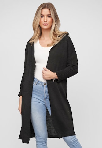 Knit Cardigan with hood