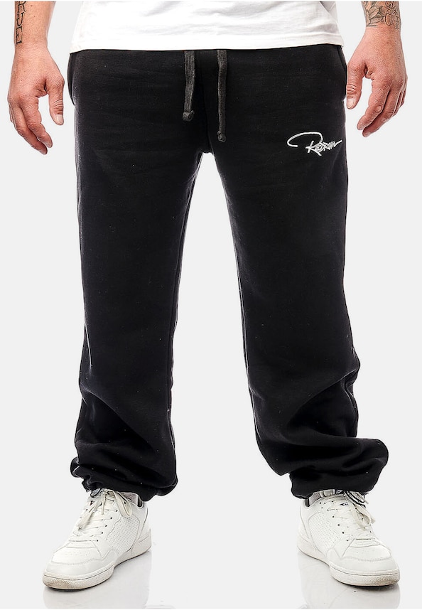 Redrum Men Plain Pant black-0
