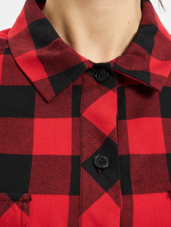 Ladies Short Oversized Check-3