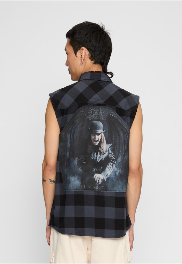 Ozzy Checkshirt Sleeveless-1