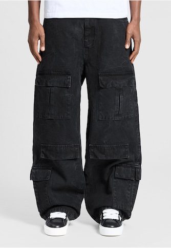 Wrinkled Canvas Cargo Pants