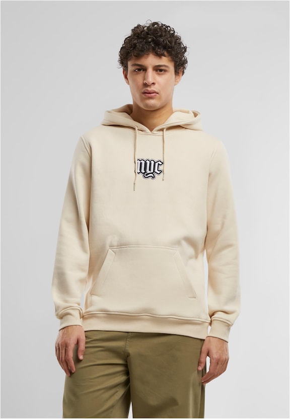 NYC Old English Wording Patch Hoody-0