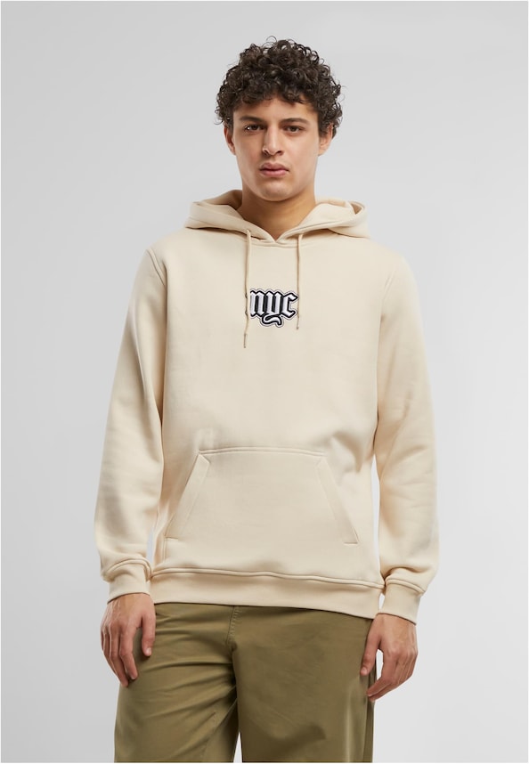 NYC Old English Wording Patch Hoody-0