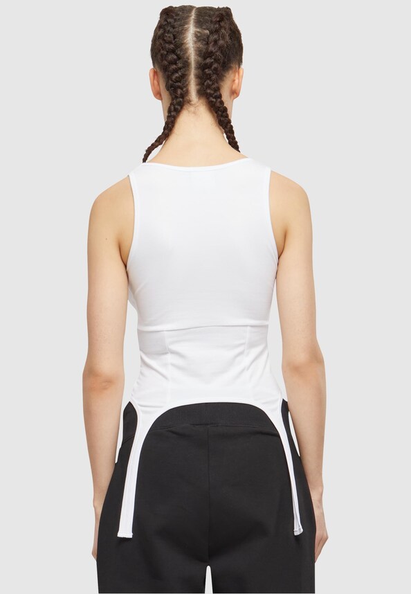 KW241-002-2 Karl Kani KK Og Corset Strap Top-1