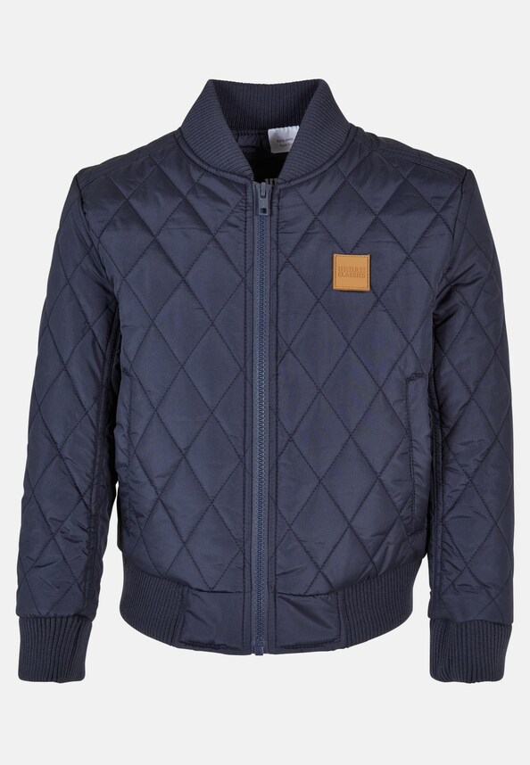 Boys Diamond Quilt Nylon Lightweight-0