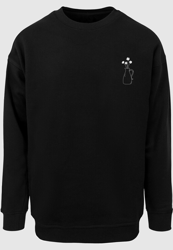 Vase And Flowers Crewneck-2