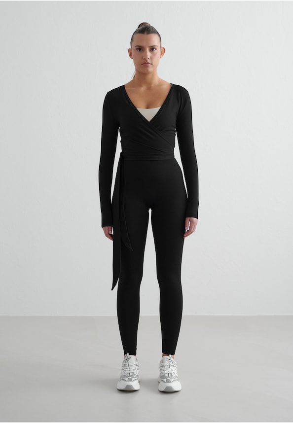 Shape Seamless Wrap Long Sleeve-3