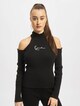 Small Signature Cutout Rib Turtle Neck-2
