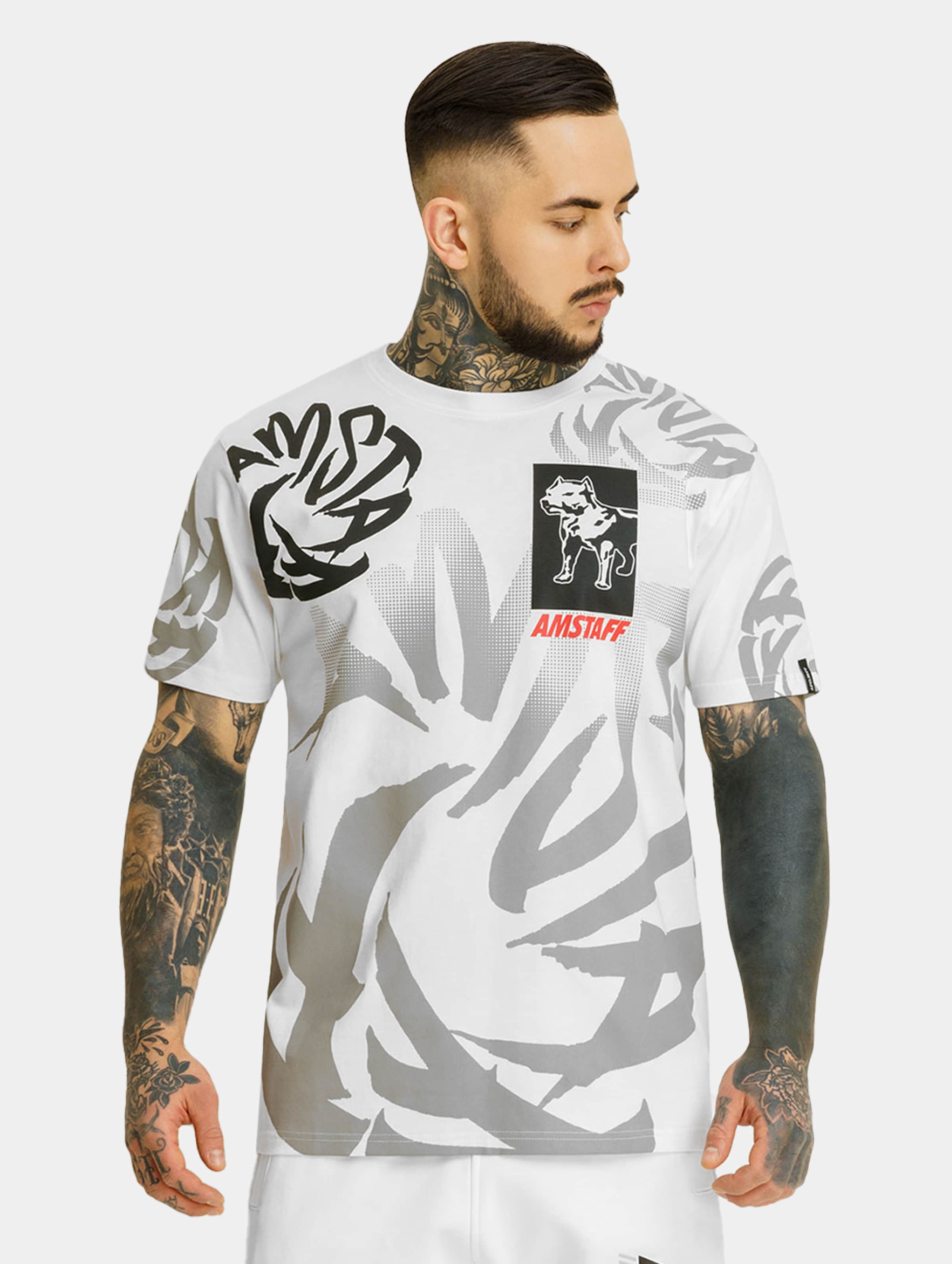 Amstaff Gamot T-Shirt Mannen op kleur grijs, Maat XL