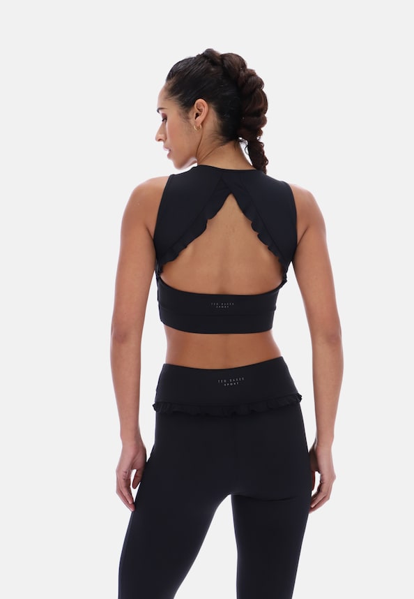 HIGH NECK BRA WITH RUFFLE-1