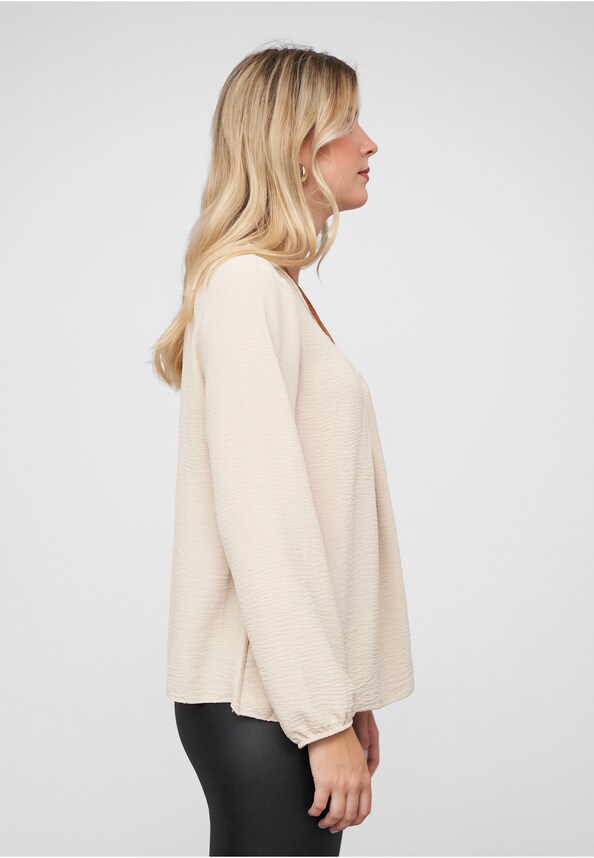 Longsleeve Blouse with Necklace-3