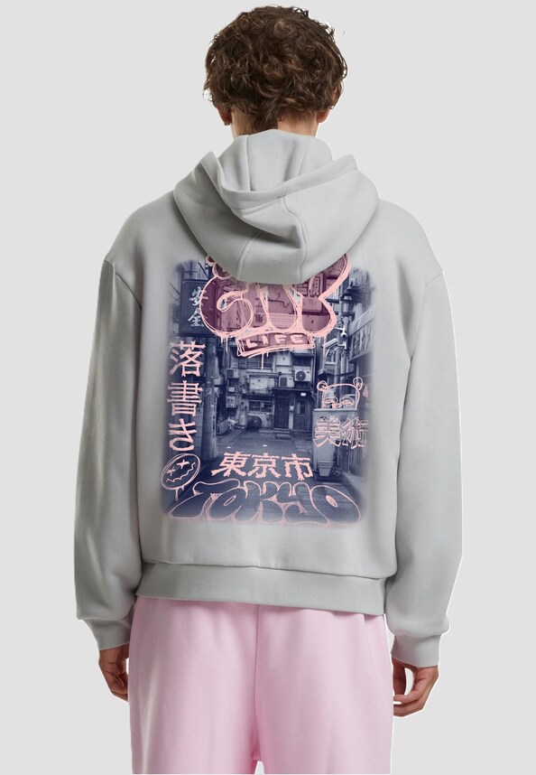 Tokyo City Life Fluffy Zip Hoody-1