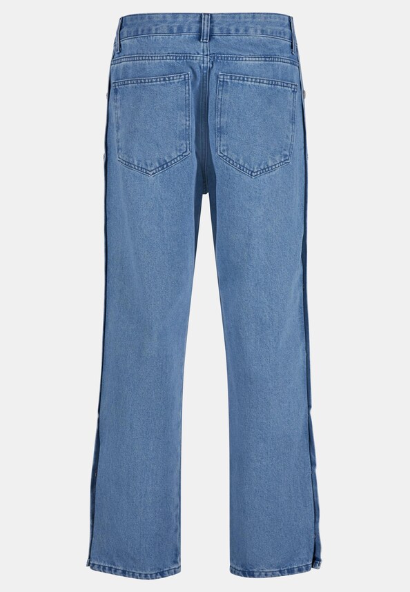 2Y Premium Wide Buttons Loose Fit Jeans-7