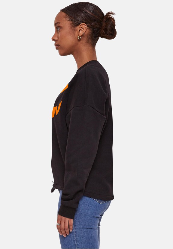 Merchcode Ladies Halloween - Pumpkin Face Oversize Crewneck-2