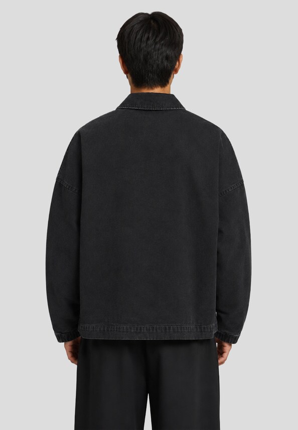 WASHED DRILL JACKET-1