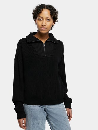 Ladies Oversized Knit Troyer