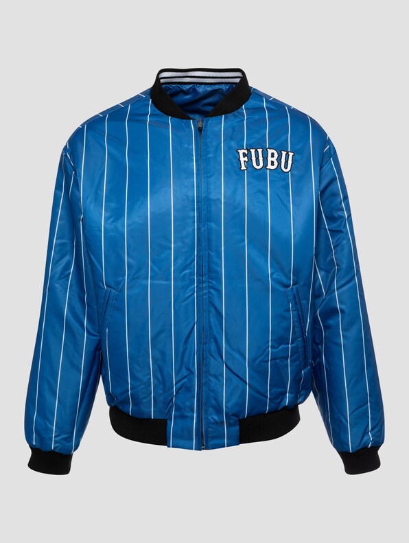 FUBU Varsity Reversible Satin Jacket-8