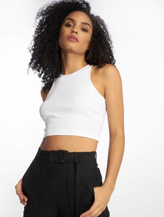 Ladies Cropped Rib Top