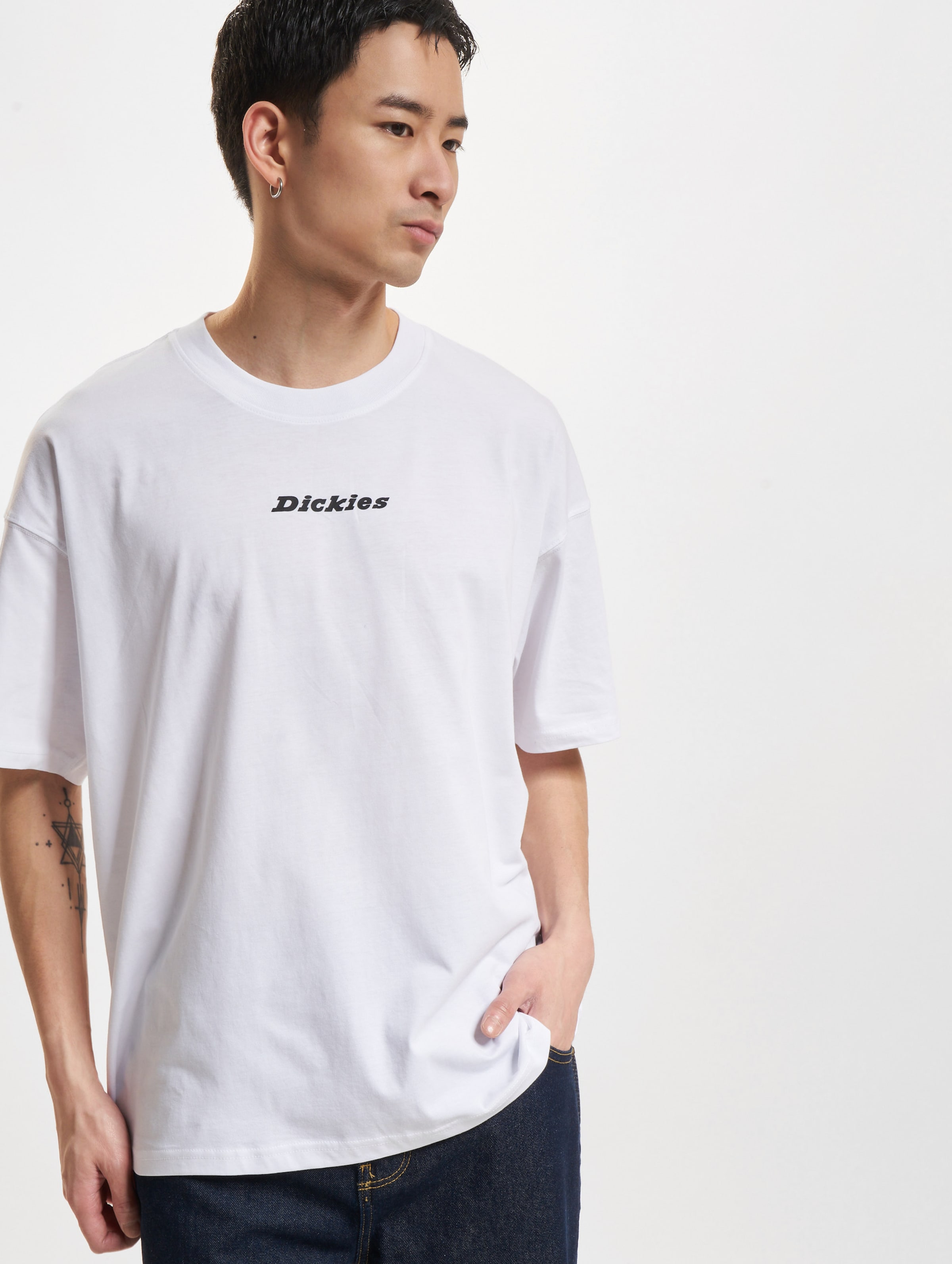 Dickies Enterprise T-Shirt Mannen op kleur wit, Maat XS